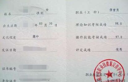 龙岗哪里可以报考保育员证